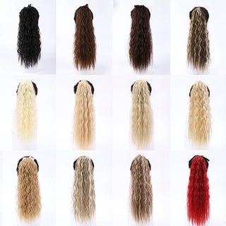 Synthetic 22inch Drawstring Ponytail Extensions