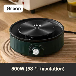 Buy 800w-green-warm 1000W Electric Mini Coffee Heater Milk Tea Mocha Heating Stove Hot Plate Multifunctional Cooking Pot Oven Small Furnace Cooker