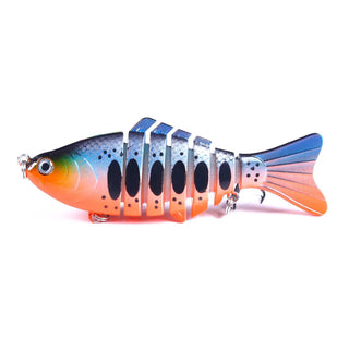 Buy c5 10cm 15.6g Sinking Wobblers 7 Segments Pesca Fishing Lures Multi Jointed Swimbait Hard Bait Fishing Tackle Bass Isca Crankbait