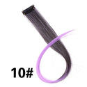 Color Ombre Straight Hair Extension Clip in Hairpieces