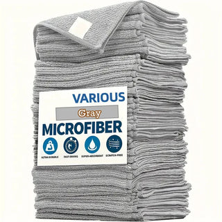 Buy gray Microfiber Cleaning Cloths