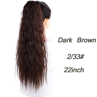 Buy 1b-30hl Synthetic 22inch Drawstring Ponytail Extensions