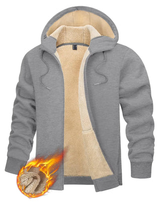 Buy light-gray Sherpa Hoodie