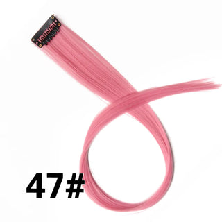 Buy 47 Color Ombre Straight Hair Extension Clip in Hairpieces