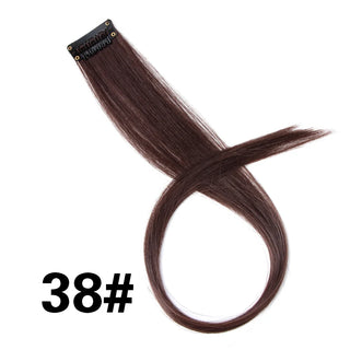 Buy 38 Color Ombre Straight Hair Extension Clip in Hairpieces