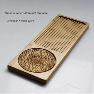 Buy c-34-x-12cm Bamboo  Tray High Quality 25*14*3.5cm Chinese Solid Tea Tray Household Tea Board Chahai /Tea Table WF