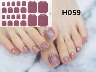 Buy h059 22Tips/Sheet Toenail Sticker