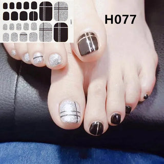 Buy h077 22Tips/Sheet Toenail Sticker