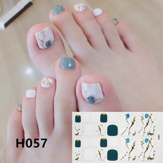 22Tips/Sheet Toenail Sticker