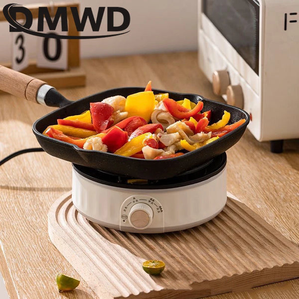 1000W Electric Mini Coffee Heater Milk Tea Mocha Heating Stove Hot Plate Multifunctional Cooking Pot Oven Small Furnace Cooker