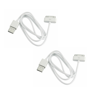 2pcs 3ft/6ft 30-Pin USB Charger Data Sync Cable Cord for iPod Classic Nano Touch