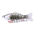 10cm 15.6g Sinking Wobblers 7 Segments Pesca Fishing Lures Multi Jointed Swimbait Hard Bait Fishing Tackle Bass Isca Crankbait