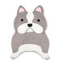 Dog Microfiber Rug - Bulldog