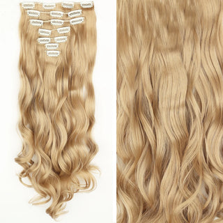 Buy 181 22Inch Long Straight Wavy Hair Extension 7Pcs/Set 16 Clips