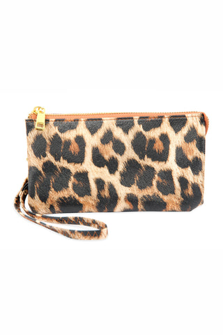 Buy leopard 005 - Leather Wallet With Detachable Wristlet