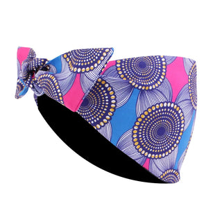 Buy 1002froyal-blue-hpk African Pattern Print Headband