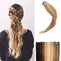 100% Real Natural Human Hair Wrap Pony Pieces 14 to 24