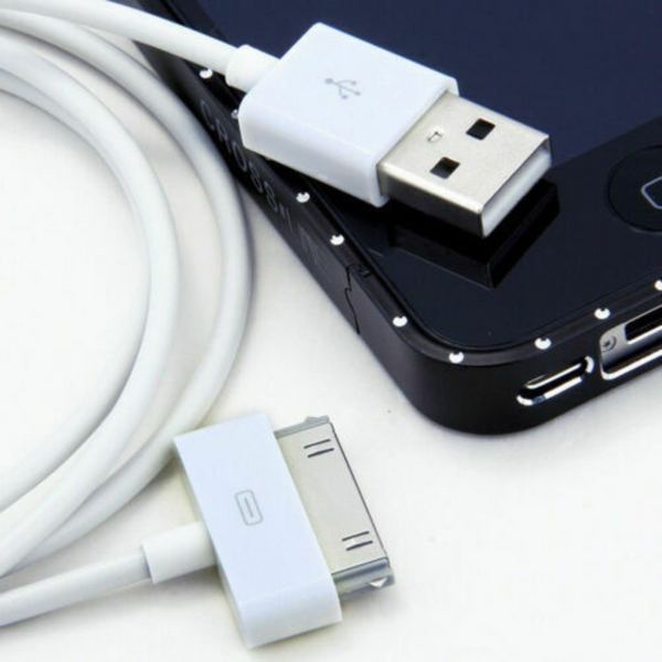 3Ft/6Ft 30-Pin USB Charger Cable Cord Compatible to Charge iPhone 4 4S iPod 4th