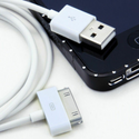 2x 30-Pin 3ft USB Sync Data Charger Cable Fits iPhone 4 4S iPod Touch 4th Gen