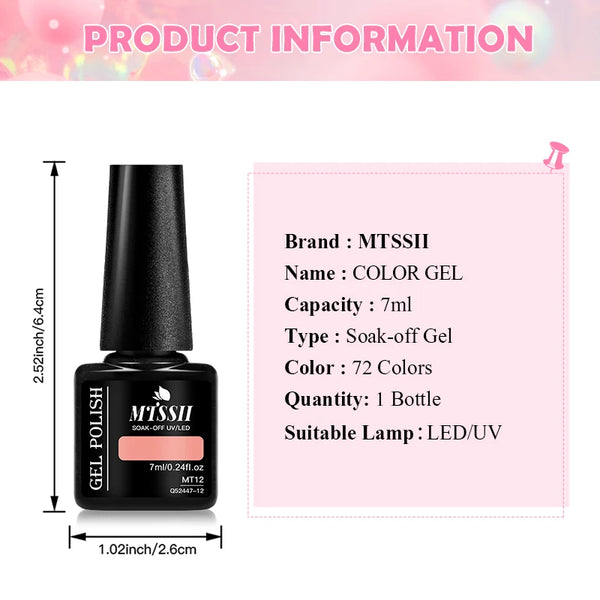 10/12pcs Spring Macaron Nail Gel Polish Set Semi Permanent UV for Manicure Soak Off Gel Nail Polish Kit Varnishes Nail Supplies