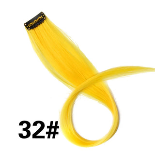 Buy 32 Color Ombre Straight Hair Extension Clip in Hairpieces