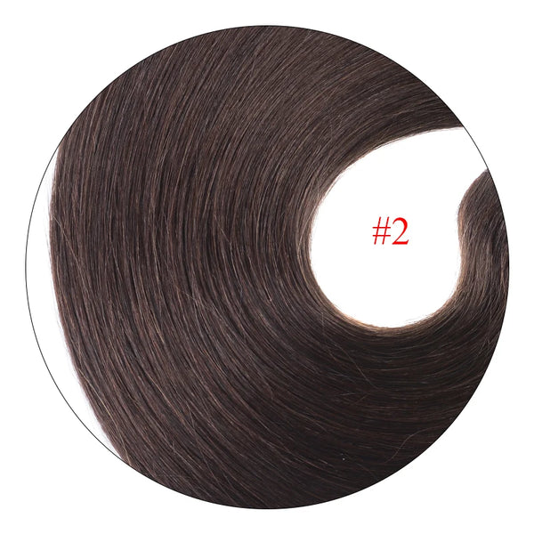 100% Real Natural Human Hair Wrap Pony Pieces 14 to 24