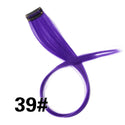 Color Ombre Straight Hair Extension Clip in Hairpieces