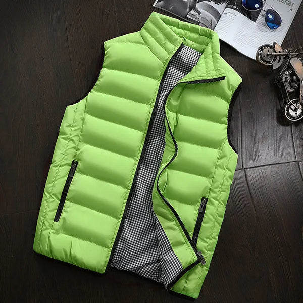 Vest Men New Stylish Autumn Vests Winter Warm Sleeveless Jacket Army Waistcoat Mens Vest Fashion Casual Coats Mens Plus Size 5XL