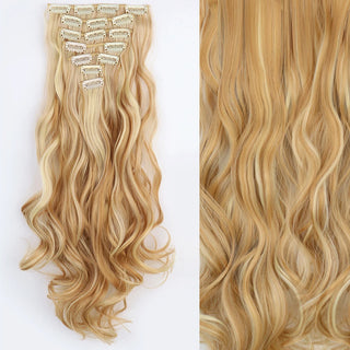 Buy 27h6131 22Inch Long Straight Wavy Hair Extension 7Pcs/Set 16 Clips