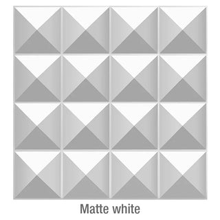 Buy p-matte-white 30x30cm  Non-Self-Adhesive 3D Wall Sticker