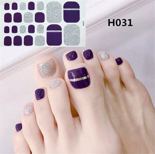 Buy h031 22Tips/Sheet Toenail Sticker