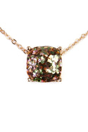 Cushion Glitter Necklace