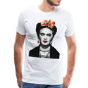 Frida Kahlo With Flowers Poster Artwork T-Shirt