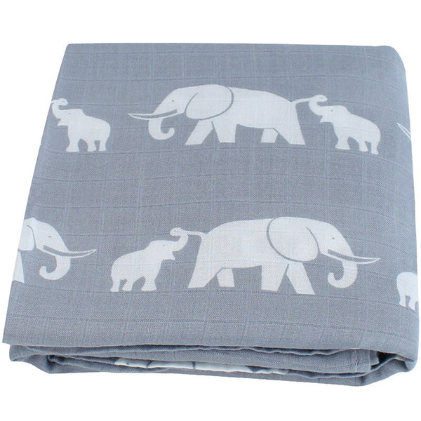 Muslin Swaddle 120x120 Baby Blanket Bamboo Fiber Baby Blankets Newborn Swaddle Stroller Newborn Blanket Pielucha Dropshipping