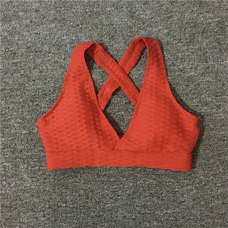 Buy cb106-red-bra S-Xl Pad 2pcs Yoga Sets Woman Sportswear Stretch Gym Shorts Set Women Clothing Sports Bra Shorts Workout Clothes Tracksuit