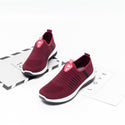 Women Flat Shoes Knit Woman Casual Slip on Vulcanized Shoes Female Mesh Soft Breathable Women's Footwear for Ladies Sneaker