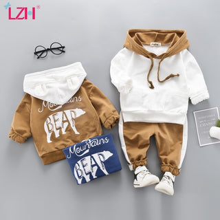 Hooded+Pant 2pcs Outfit Suit Boys Clothing Sets