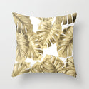 Hot Gold Throw Pillows