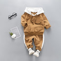 Hooded+Pant 2pcs Outfit Suit Boys Clothing Sets