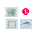 Food Storage Bag Reusable Freezer Bag PEVA Ziplock Silicone Bag Leakproof Top Kitchen Organizer