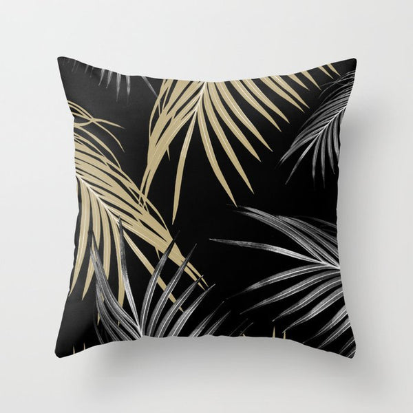 Hot Gold Throw Pillows