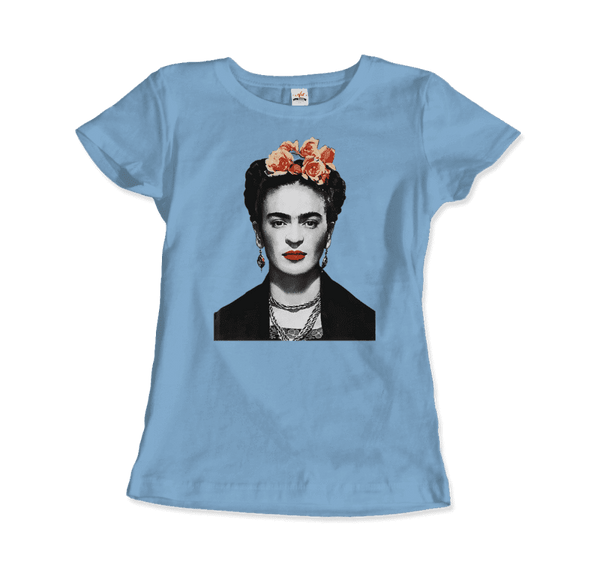 Frida Kahlo With Flowers Poster Artwork T-Shirt