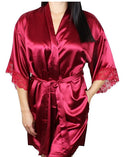 Women's Autumn Style Sexy Lace Bathrobes