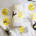 Muslin Swaddle 120x120 Baby Blanket Bamboo Fiber Baby Blankets Newborn Swaddle Stroller Newborn Blanket Pielucha Dropshipping