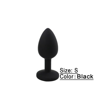 Buy black-s Silicone Butt Plug Anal Plug Unisex Sex Stopper 3 Different Size Adult Toys for Men/Women Anal Trainer for Couples