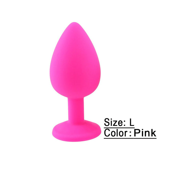 Silicone Butt Plug Anal Plug Unisex Sex Stopper 3 Different Size Adult Toys for Men/Women Anal Trainer for Couples