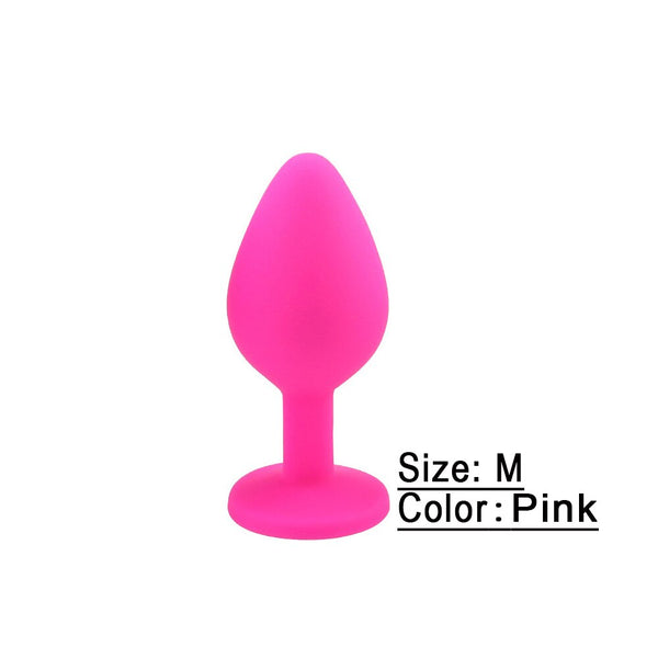 Silicone Butt Plug Anal Plug Unisex Sex Stopper 3 Different Size Adult Toys for Men/Women Anal Trainer for Couples