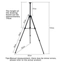 Aluminum Alloy Easel Retractable Metal Sketch Easel