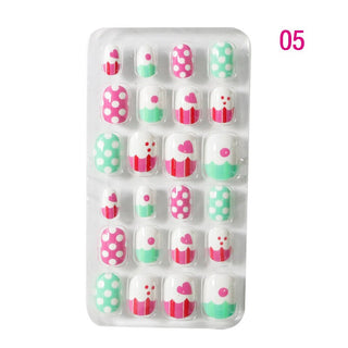 Buy color-5 Kids Easy Apply Salon Girl Nail Art