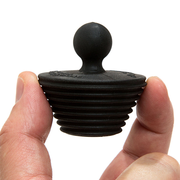 StopShroom (Black) Tub & Sink Universal Stopper Plug for Bathtub & Bathroom Drains